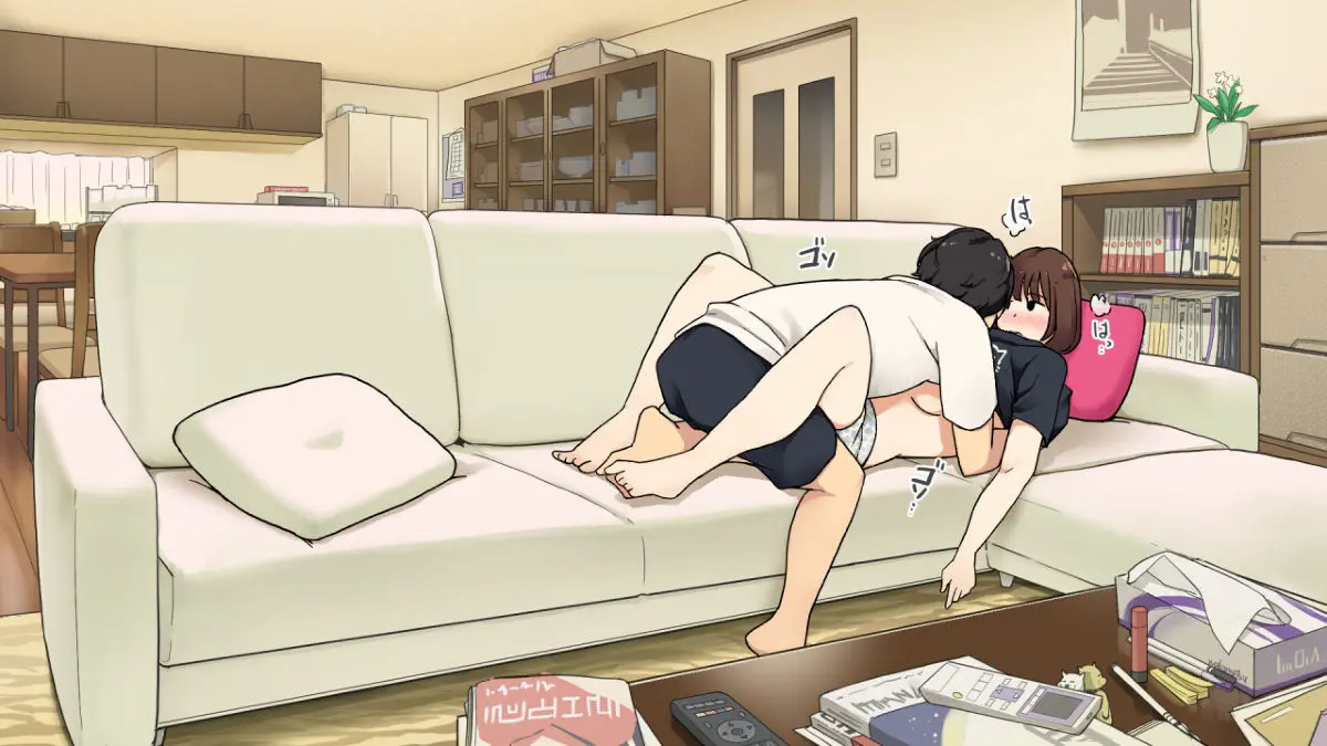 Ryoushin Ga Dekakeru Ya Ina Ya Living No Sofa De Yarihajimeru Shitei